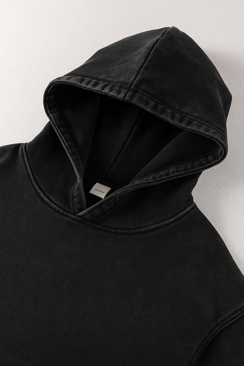 Dreamfire Sage - Snow Washed Loose Cotton Hoodie